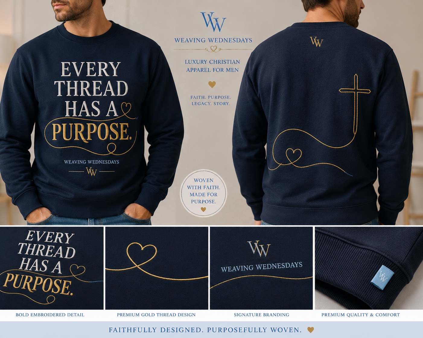 Woven With Purpose Sweatshirt product collection