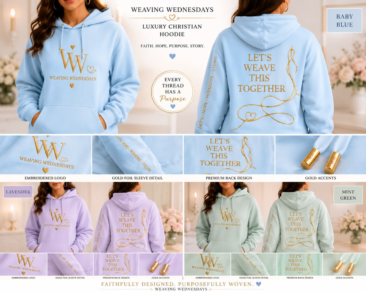 Let’s Weave Signature Hoodie product collection