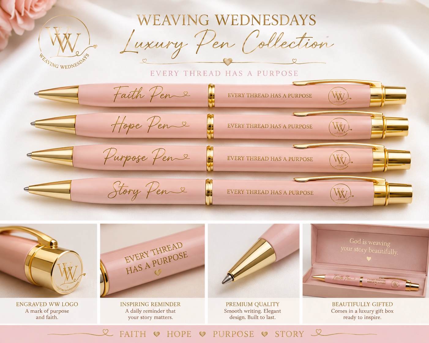 Faith • Hope • Purpose • Story Luxury Pen product collection