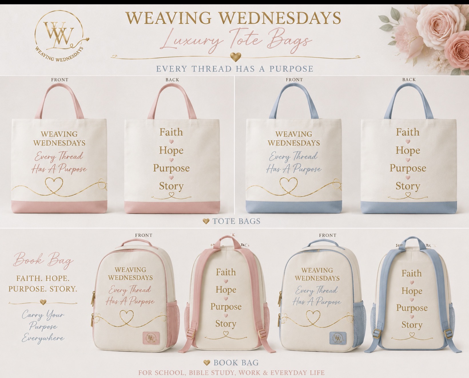 Carry Your Purpose Luxury Tote product collection