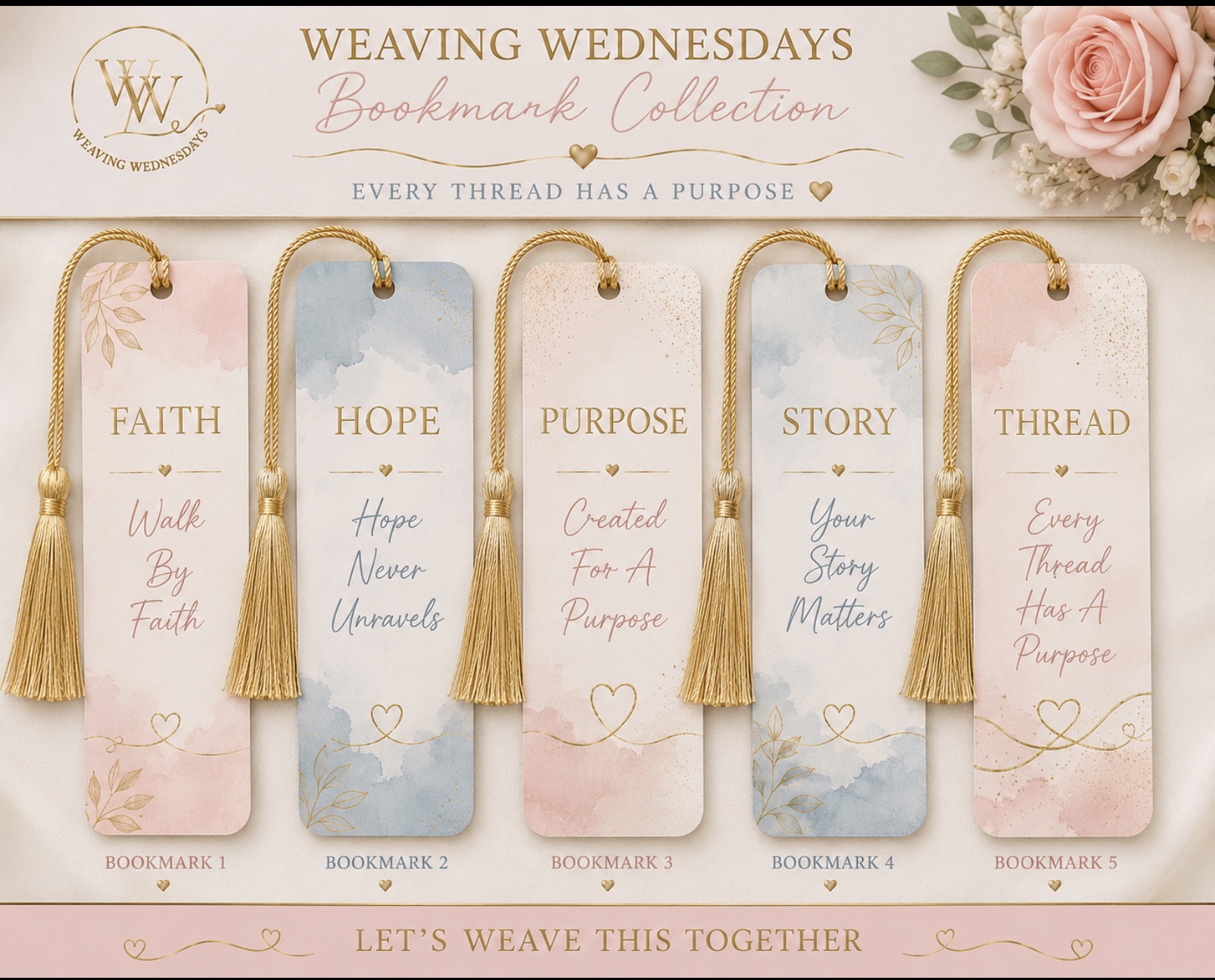 Five Threads Tassel Bookmark Collection product collection