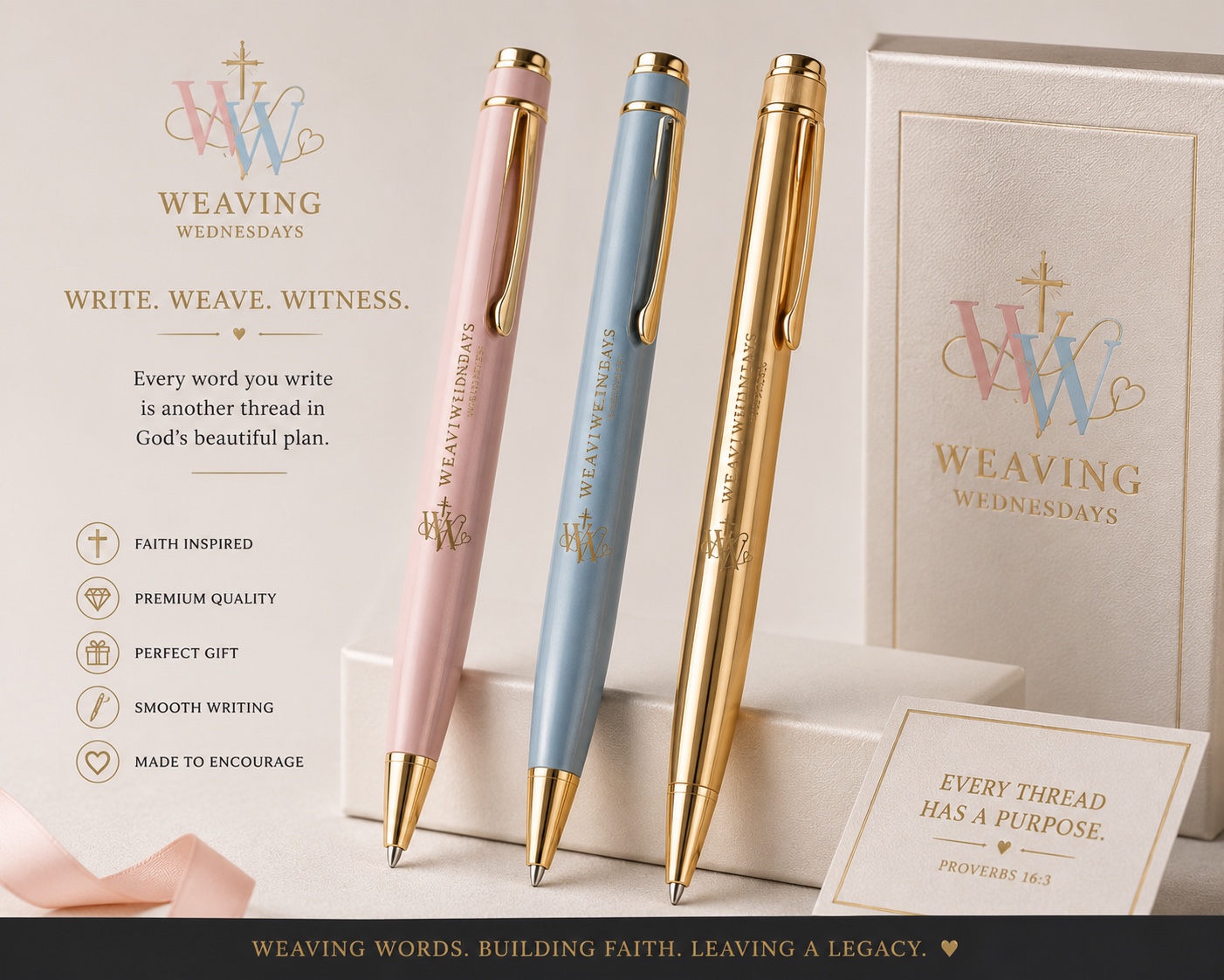 Write • Weave • Witness Pen Set product collection